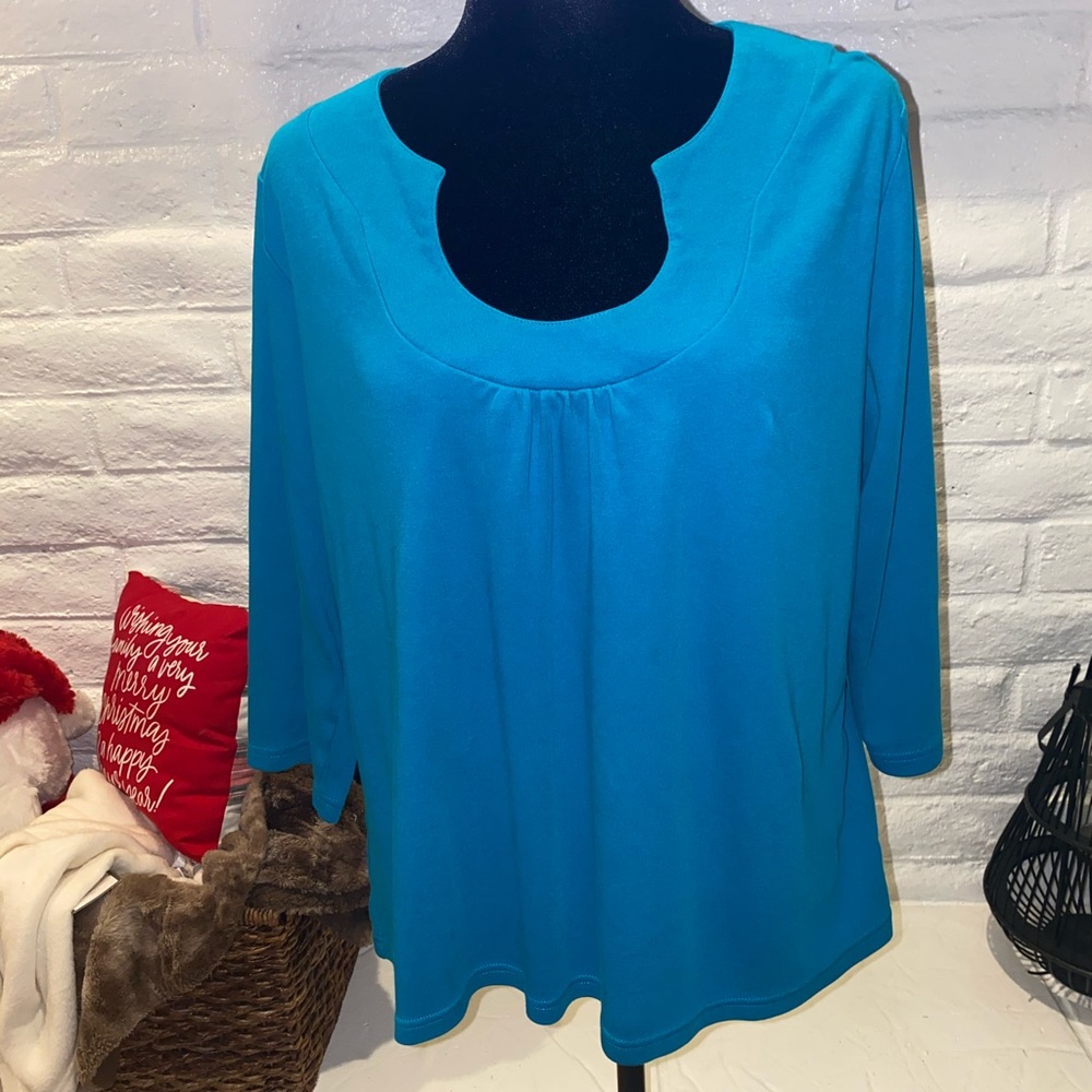 Lane Bryant 3/4 Sleeve Top